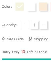  Size Guide and Shipping